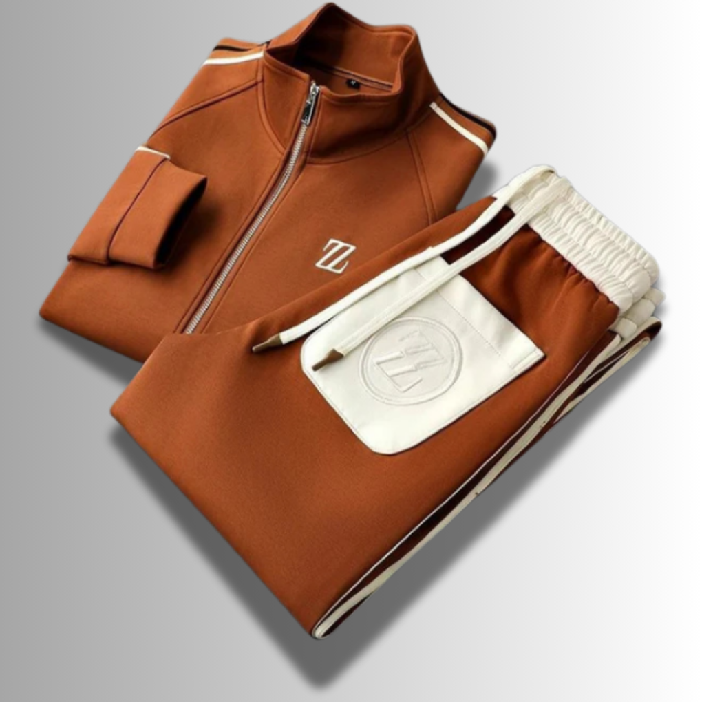 Charly | Men's Tracksuit Set with Side Stripe Detail
