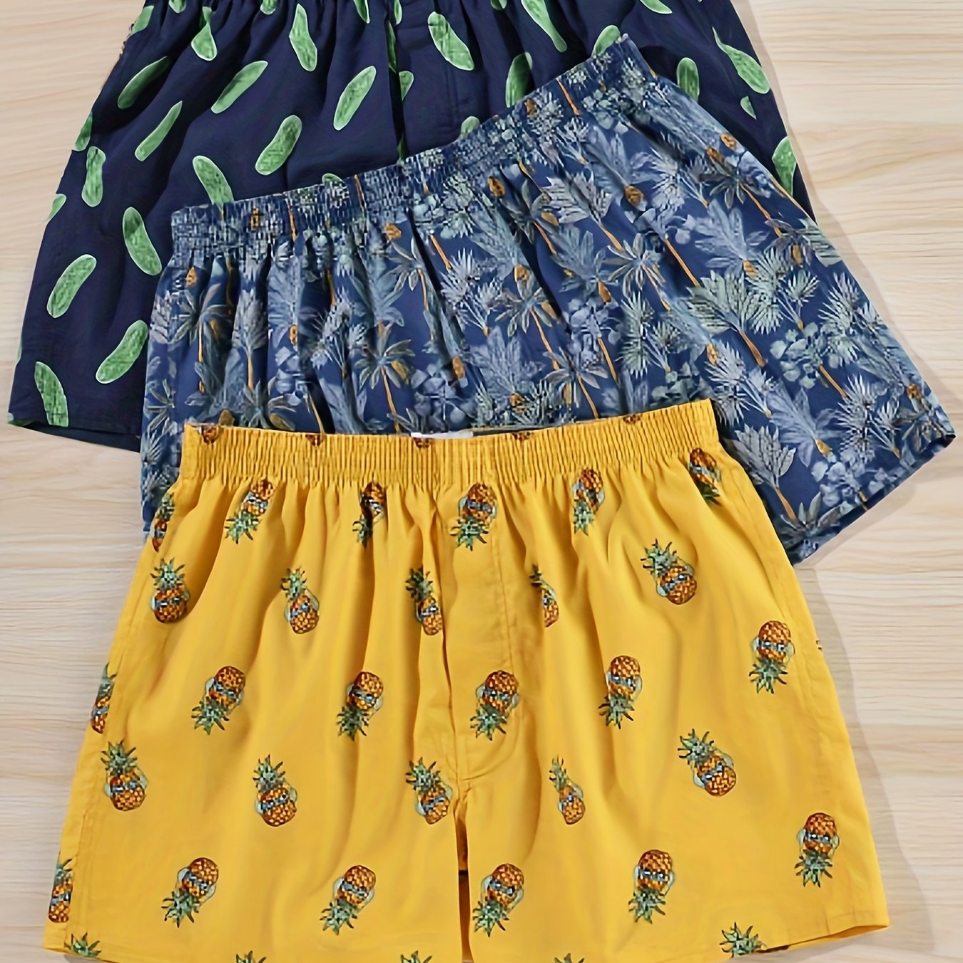 Charly | Men's Tropical Print Boxers (3-Pack)