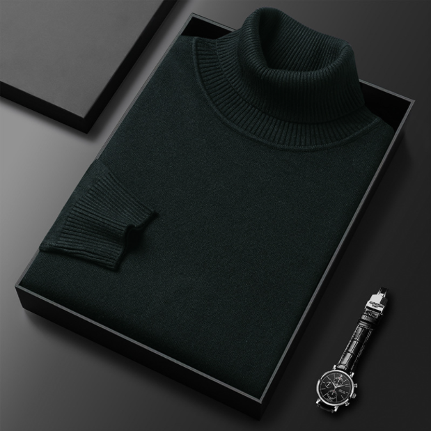 Charly | Men's Turtleneck sweater with ribbed cuffs