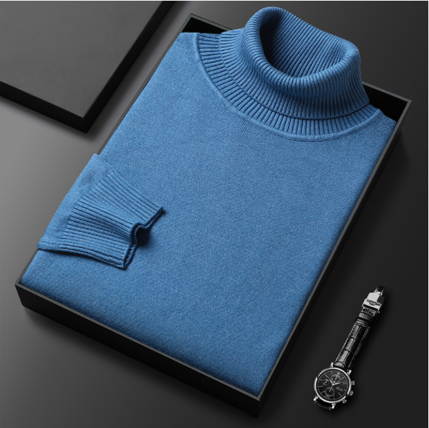 Charly | Men's Turtleneck sweater with ribbed cuffs