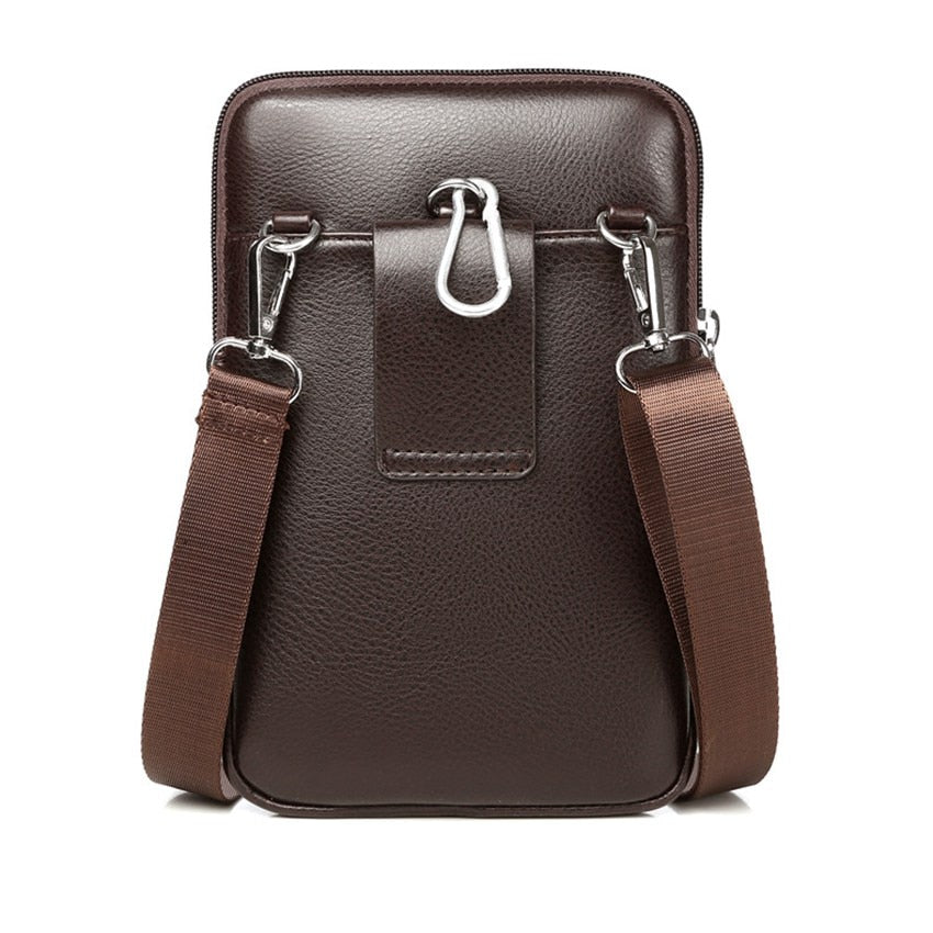 Charly | Men's Vertical Crossbody Bag with Front Pocket