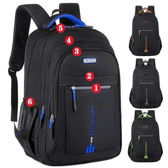 Charly | Men's Water Resistant Backpack Multiple Compartments