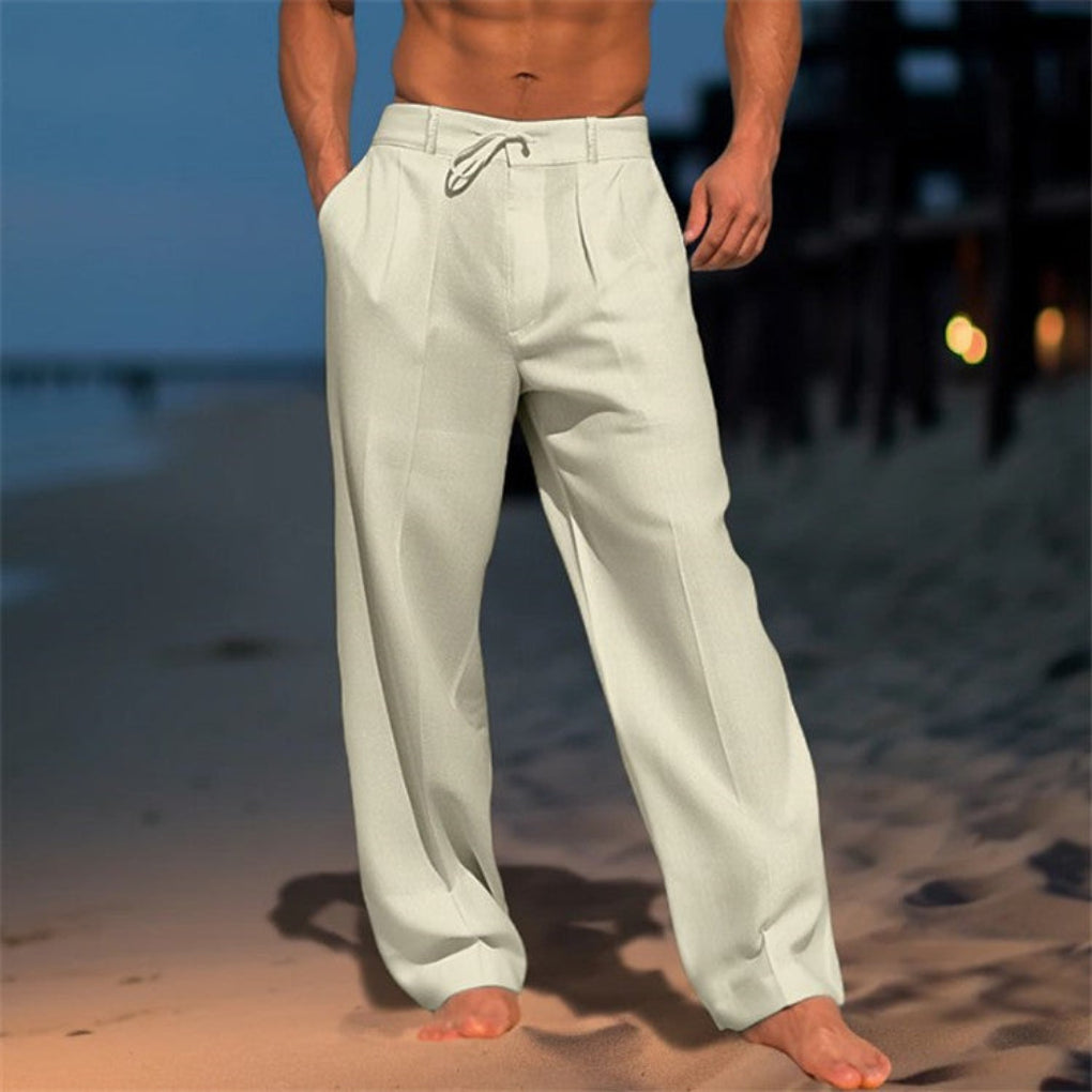 Charly | Men's Wide Leg Drawstring Trousers