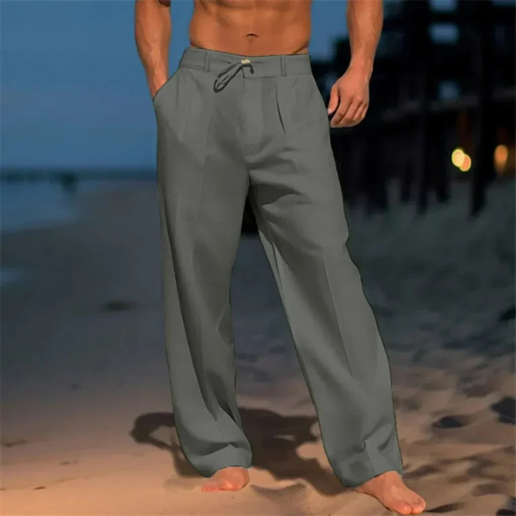 Charly | Men's Wide Leg Pleated Trousers
