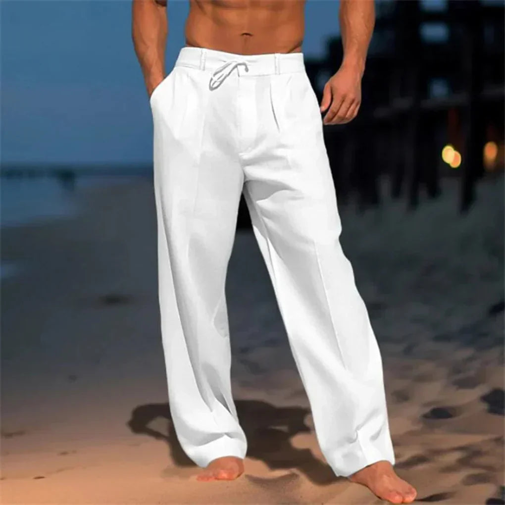 Charly | Men's Wide Leg Pleated Trousers
