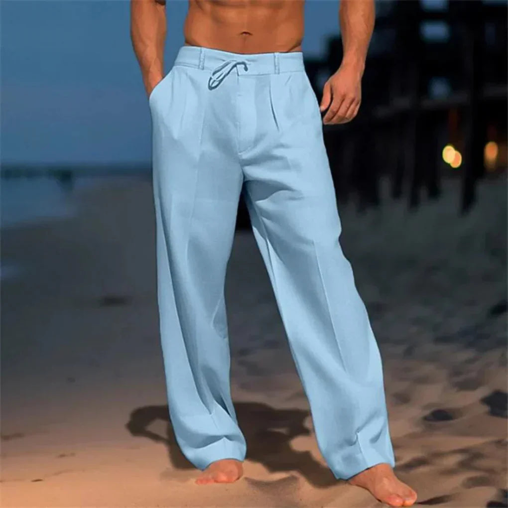 Charly | Men's Wide Leg Pleated Trousers