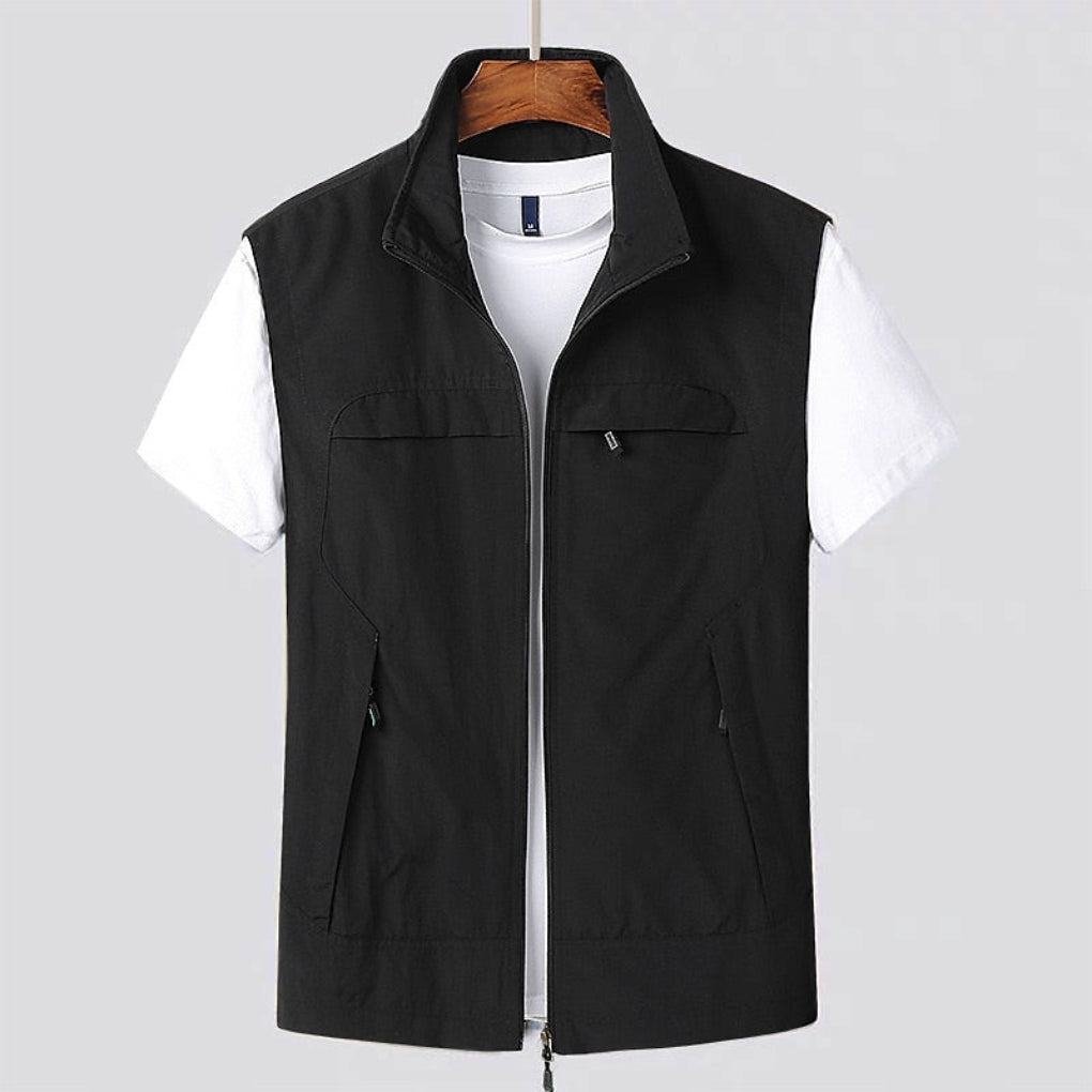 Charly | Men's Zip-Up Vest with Pockets