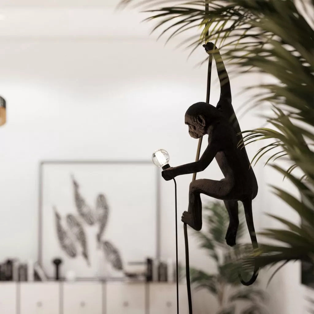 Charly | Monkey Pendant Light | Sculptural Design Object
