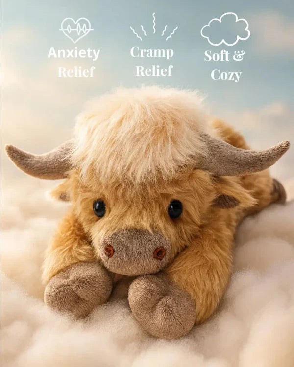 Charly | MOOLETTE – Lovable Highland Cow Plush with Cozy, Huggable Design