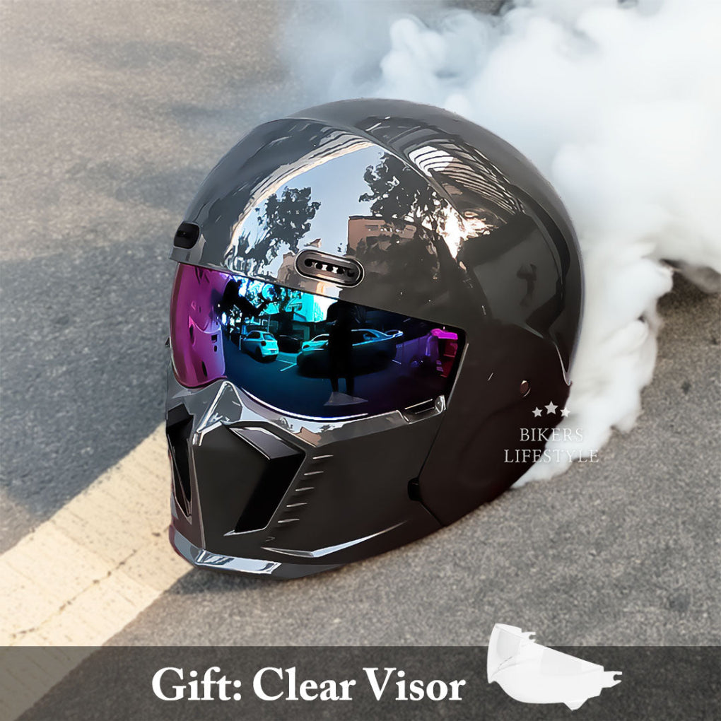Charly | Motorcycle Full Face Helmet with Chin Guard