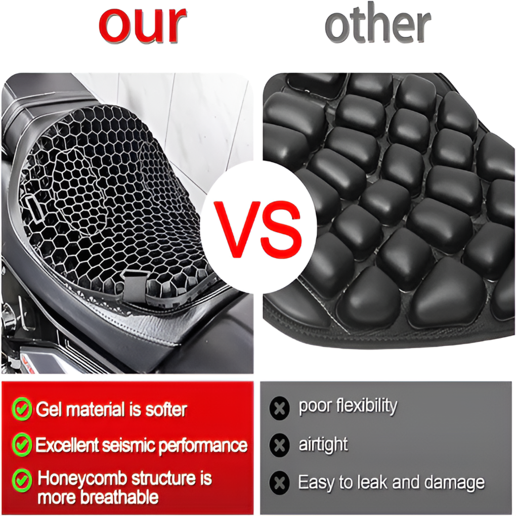 Charly | Motorcycle Seat Cushion for Long Rides