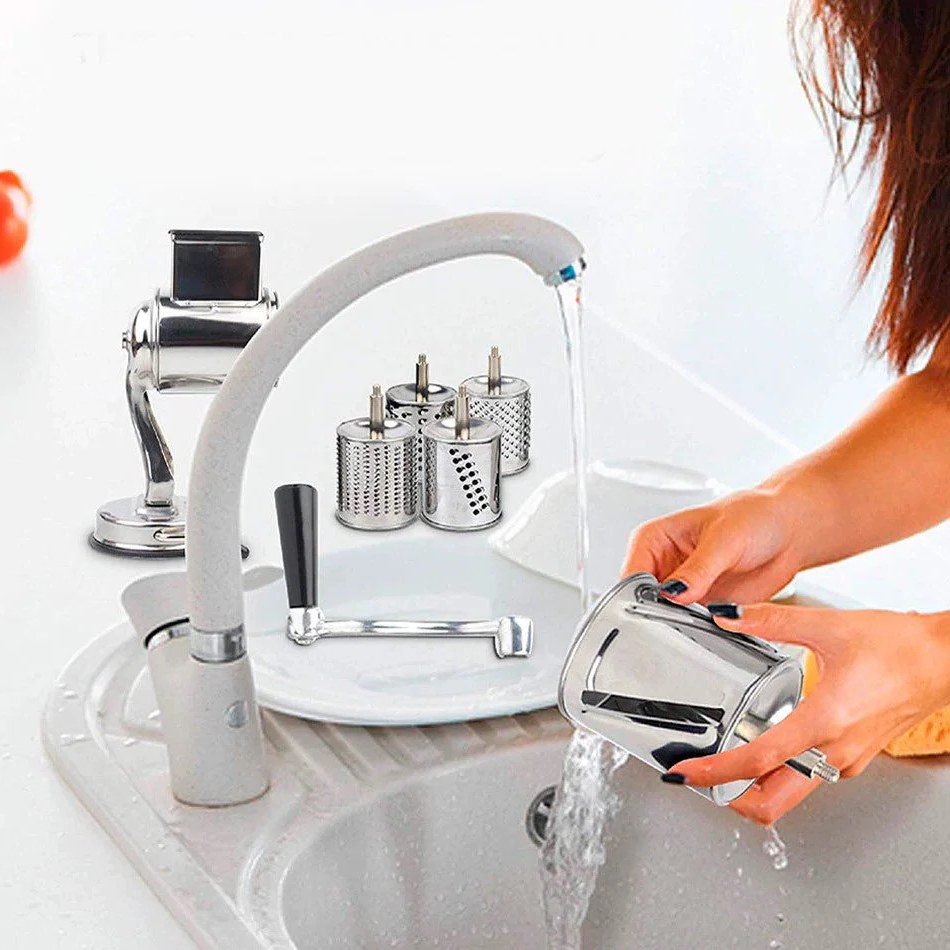 Charly | Multi-Functional Kitchen Rotary Food Grater Slicer