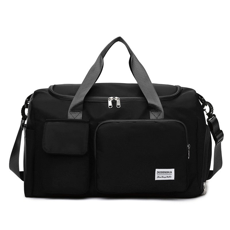 Charly | Multi-Pocket Travel Bag, Sports and Gym Duffle with Separate Shoe Compartment