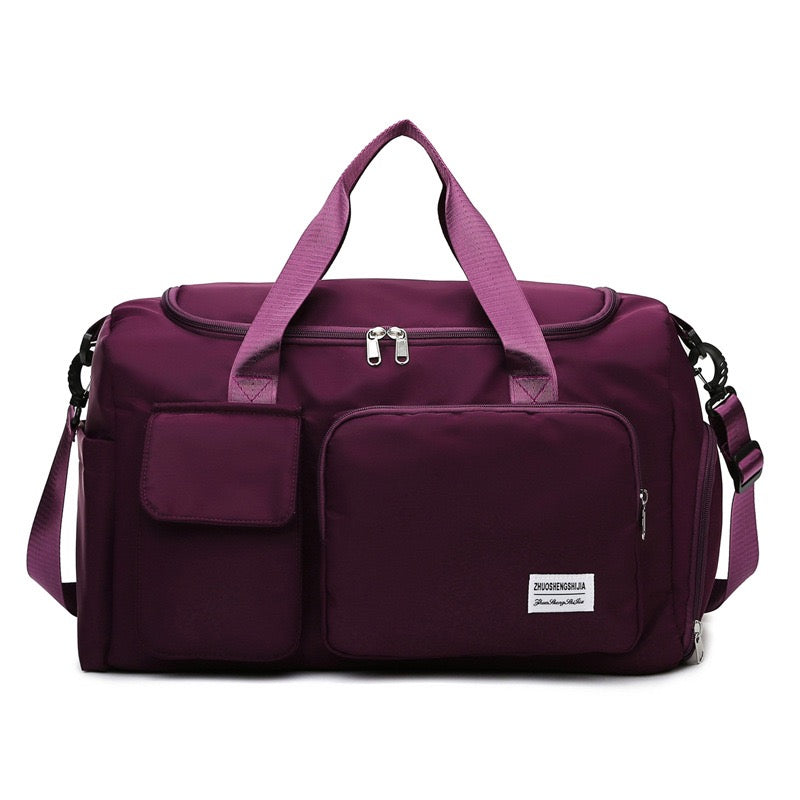Charly | Multi-Pocket Travel Bag, Sports and Gym Duffle with Separate Shoe Compartment