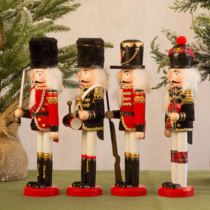 Charly | NutcrackerJoy - Wooden Nutcracker Soldier Figure for Timeless Christmas Charm