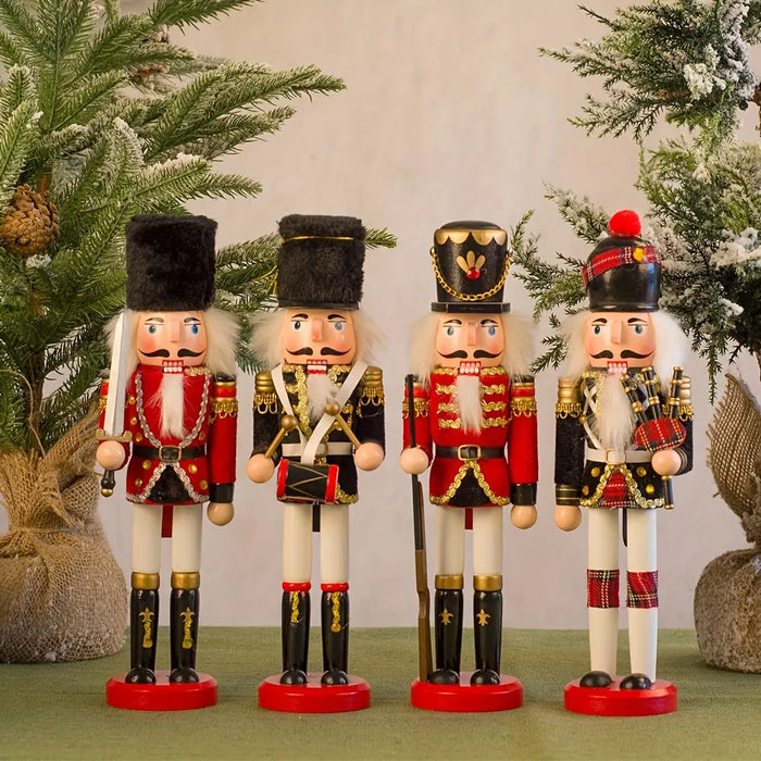 Charly | NutcrackerJoy - Wooden Nutcracker Soldier Figure for Timeless Christmas Charm