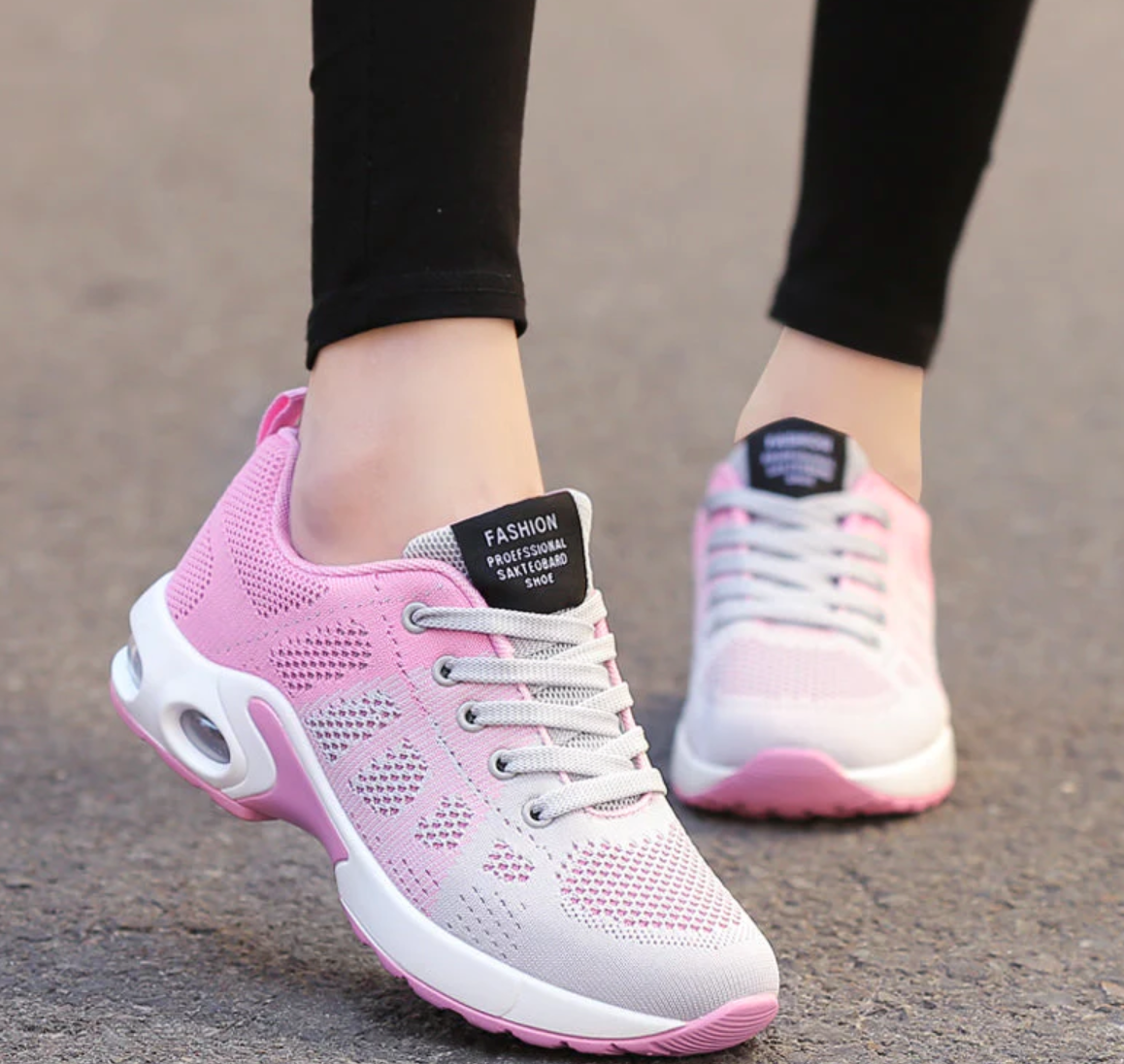 Charly - Orthopedic Lightweight, Breathable Sports Sneakers for Women | Sporty Casual Running Shoe with Air-Cushion Sole