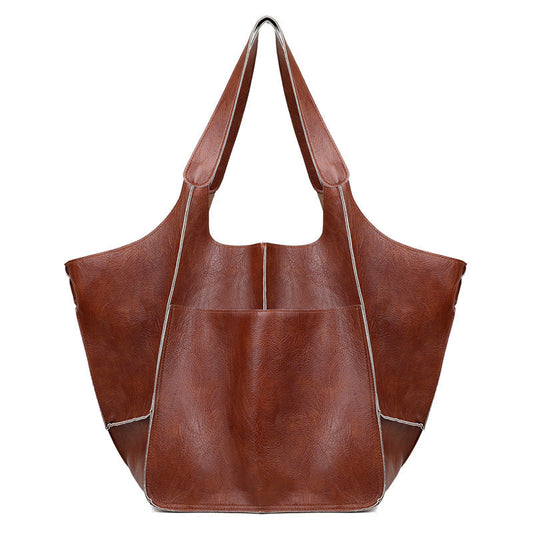 Charly | Oversized Leather Weekend Bags