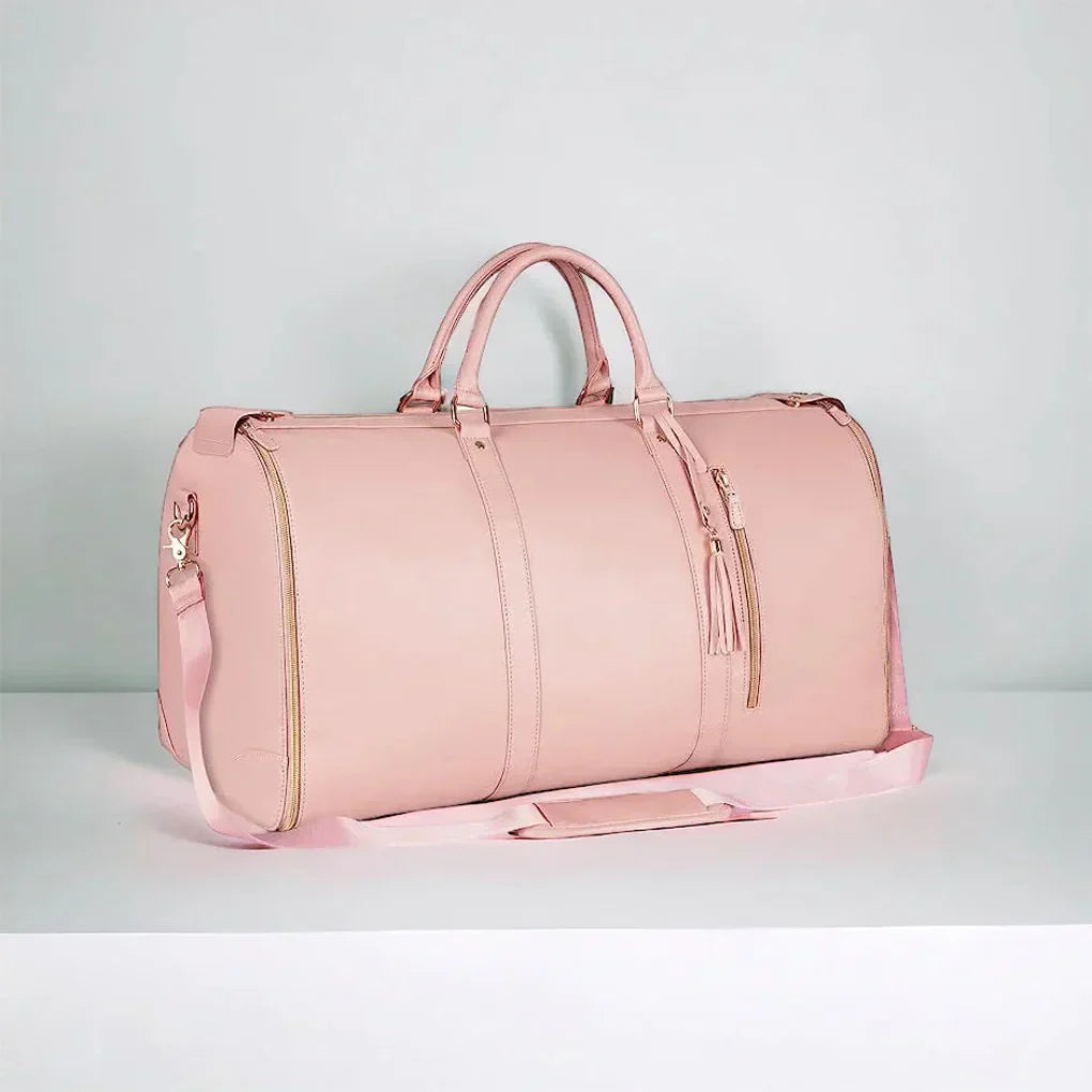 Charly | Patchwork PU Leather Weekender Duffel Bag