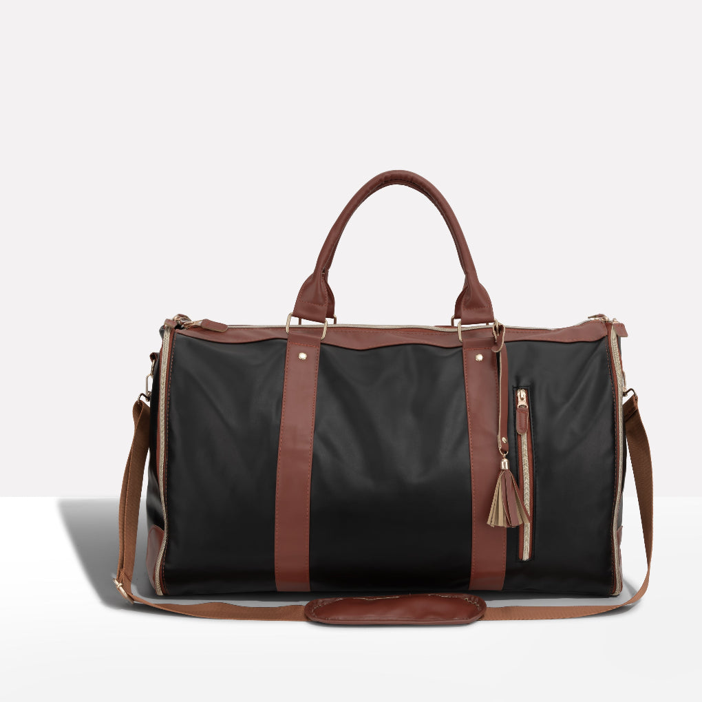 Charly | Patchwork PU Leather Weekender Duffel Bag