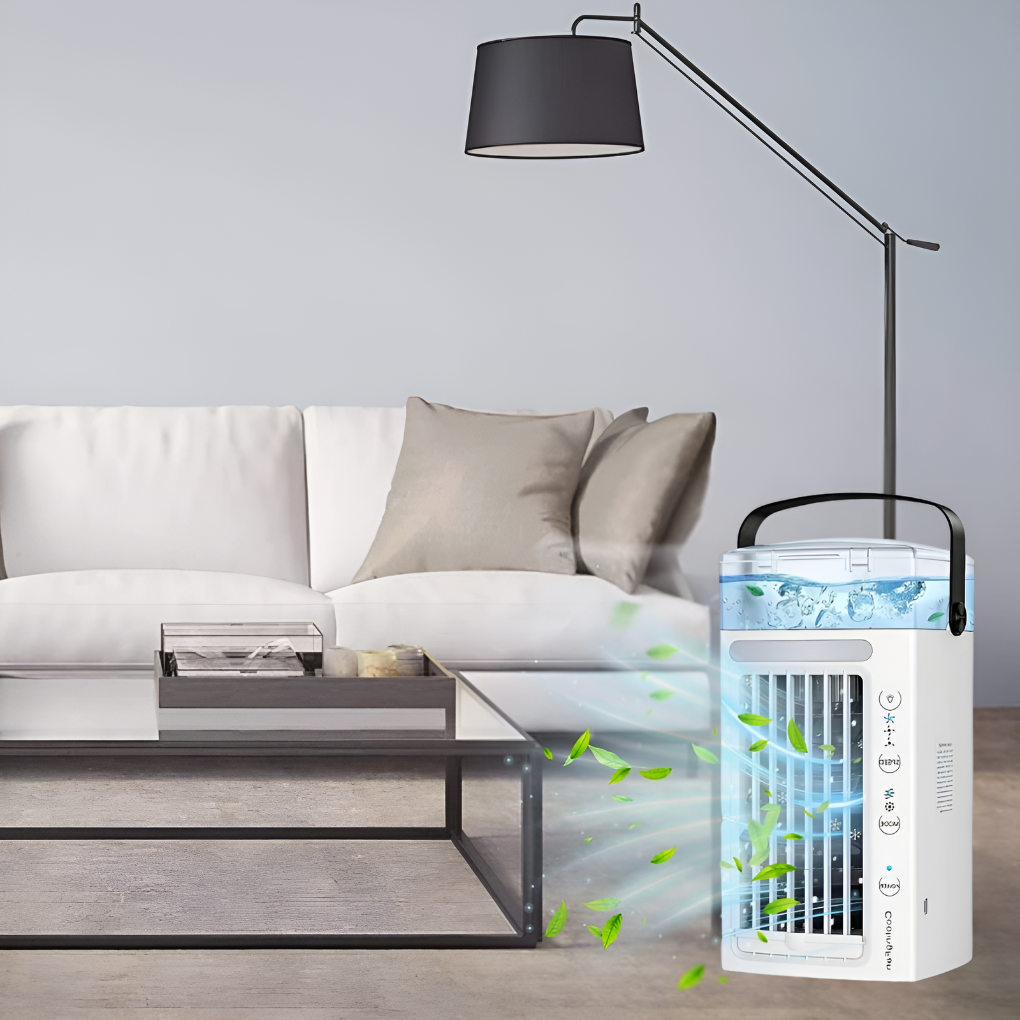 Charly | Personal Air Cooler with Top Handle
