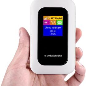 Charly | Portable 5G Wi-Fi Router | Secure, High-Speed Connection for Travel & Home Use