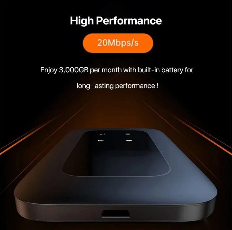 Charly | Portable 5G WiFi Router – High-Speed Mobile Wireless Internet Hotspot