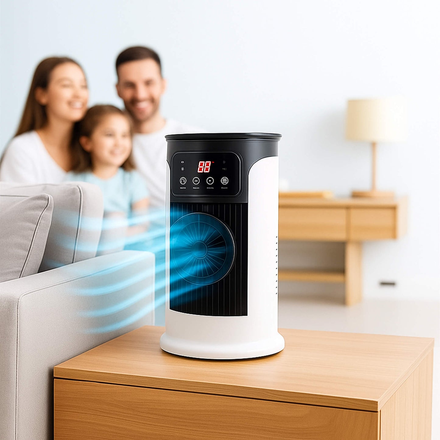 Charly | Portable Air Conditioner | Windowless, Energy Efficient & Ideal for Home Office and Dormitory Use