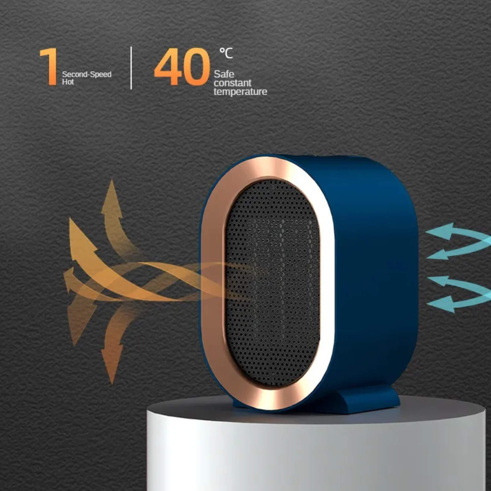 Charly | Portable Electric Heater | Energy Saving & Quiet | Home & Office