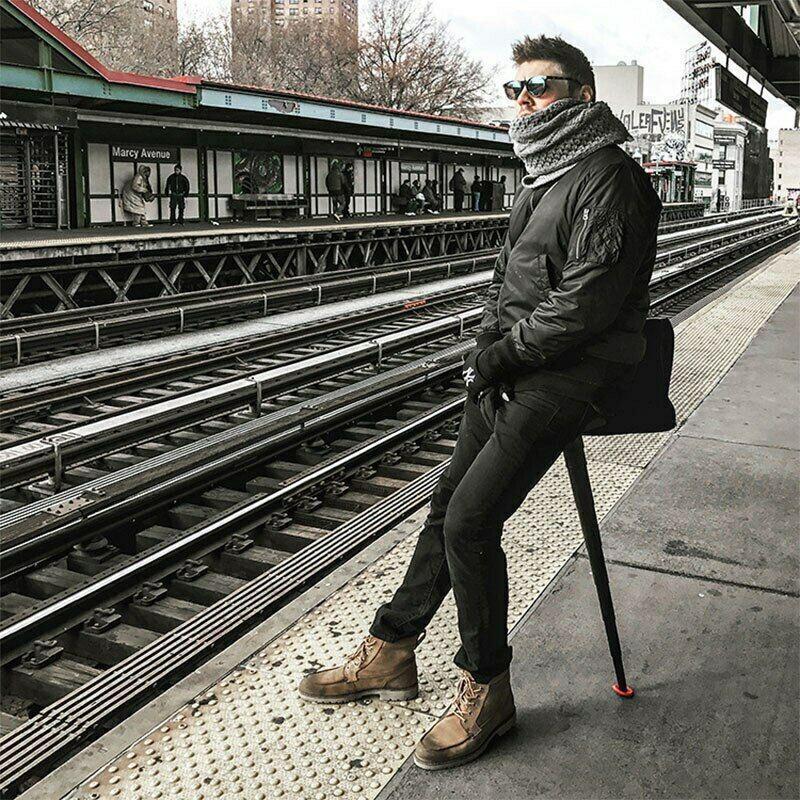 Charly | Portable Mini Folding Chair for Queueing Outdoors etc.