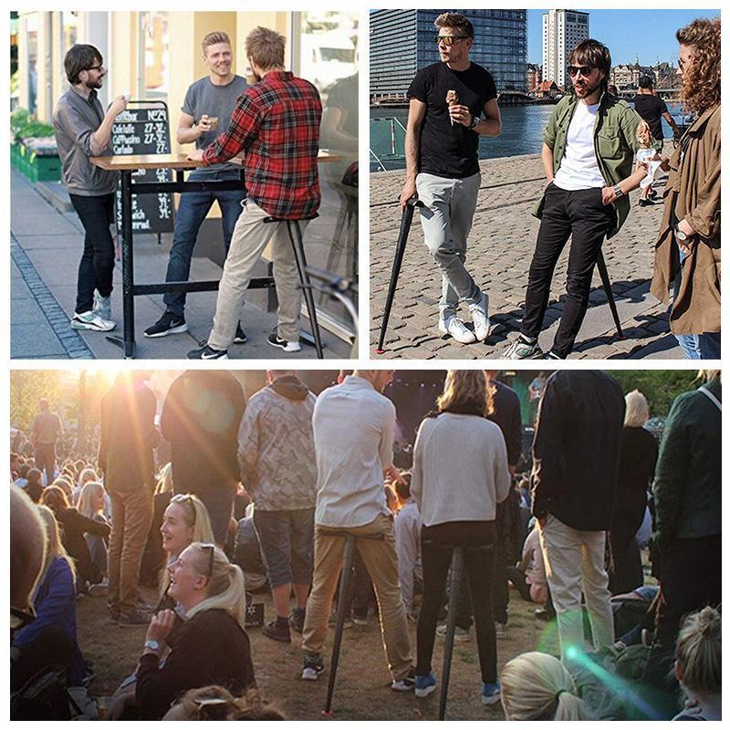 Charly | Portable Mini Folding Chair for Queueing Outdoors etc.