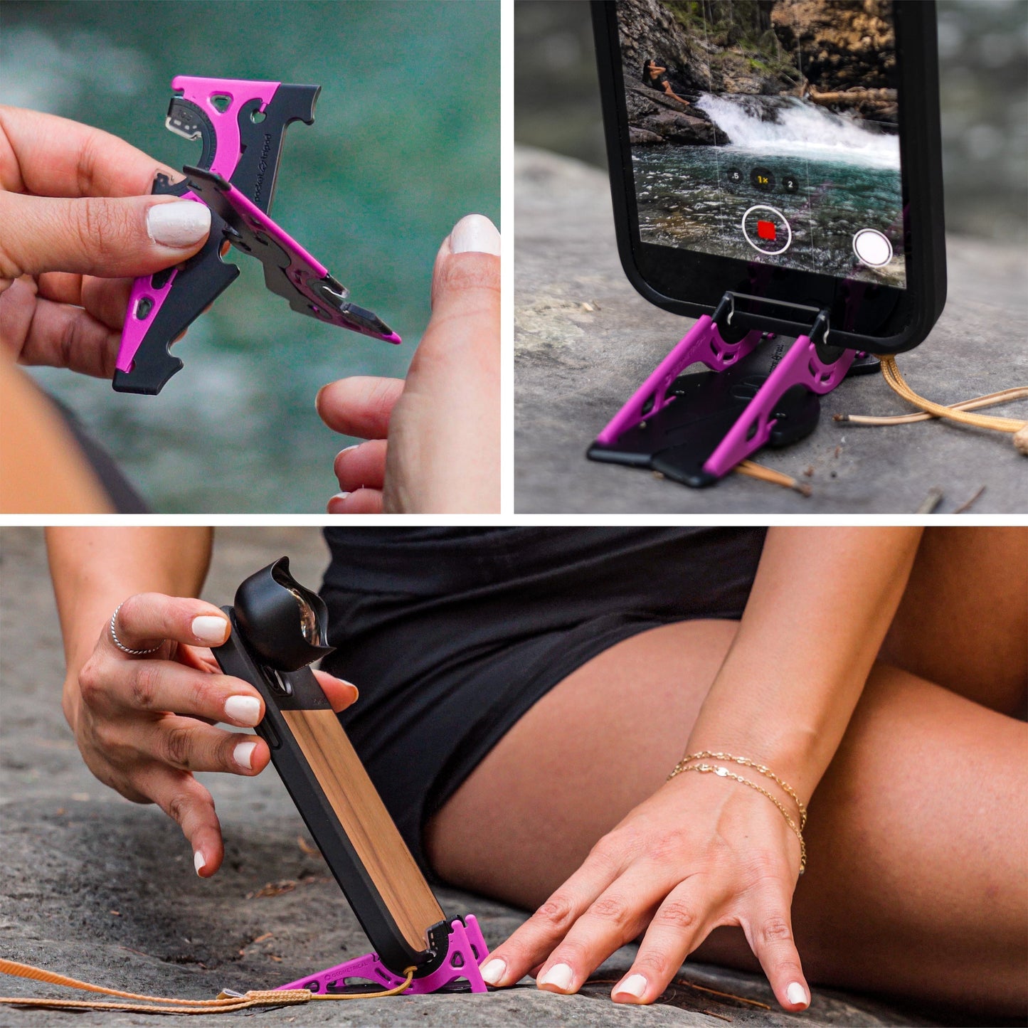 Charly | Portable Phone Stand for Perfect Pictures - SnapFold