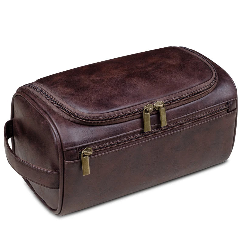Charly | Premium Leather Toiletry Bag for Travelers