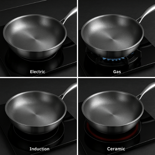 Charly | PREMIUM PAN - High quality titanium pan without coating for all cooktops
