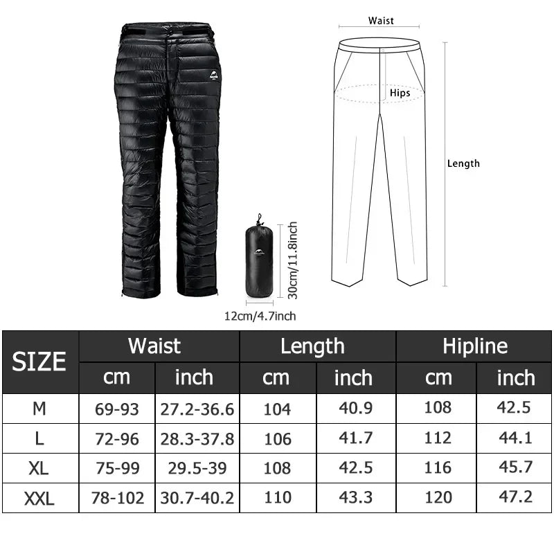 Charly | Premium Thermal Down Pants | Extreme Warmth & Waterproof | S-XL