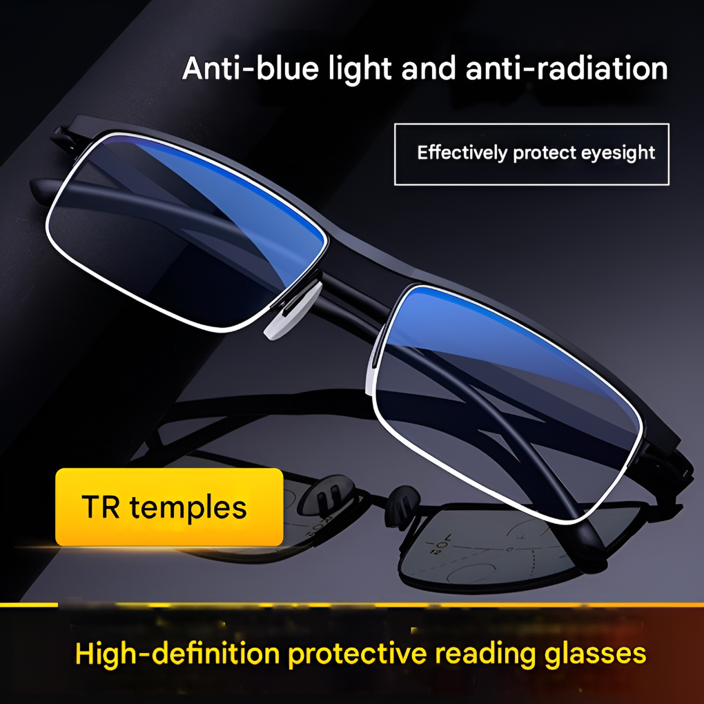Charly | Progressive Reading Glasses with Anti-Blue Light