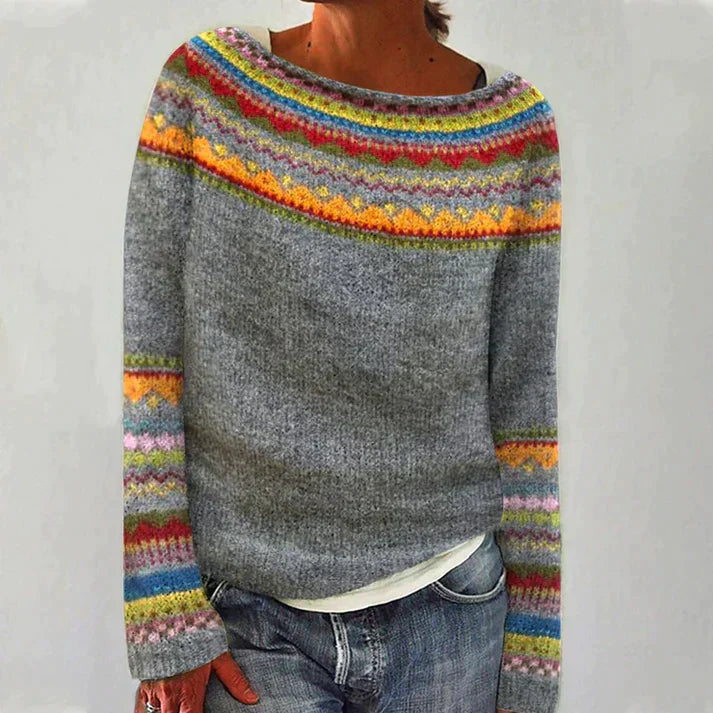 Charly Pullover with Long Sleeves and Print