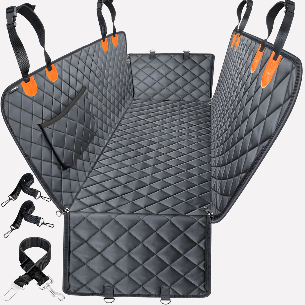 Charly | Quilted Dog Car Seat Hammock Cover