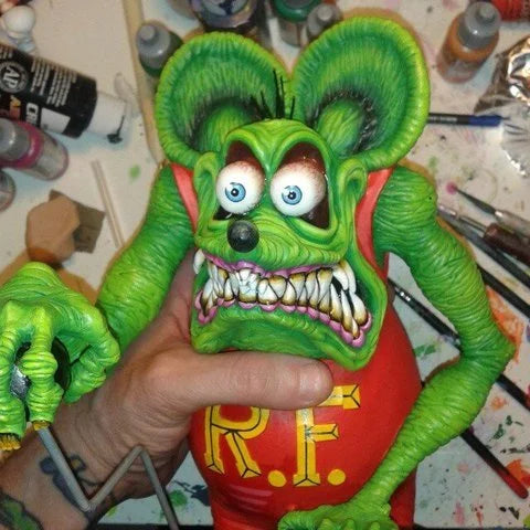 Charly | Rat Fink Collectible Model Toy Halloween Decoration