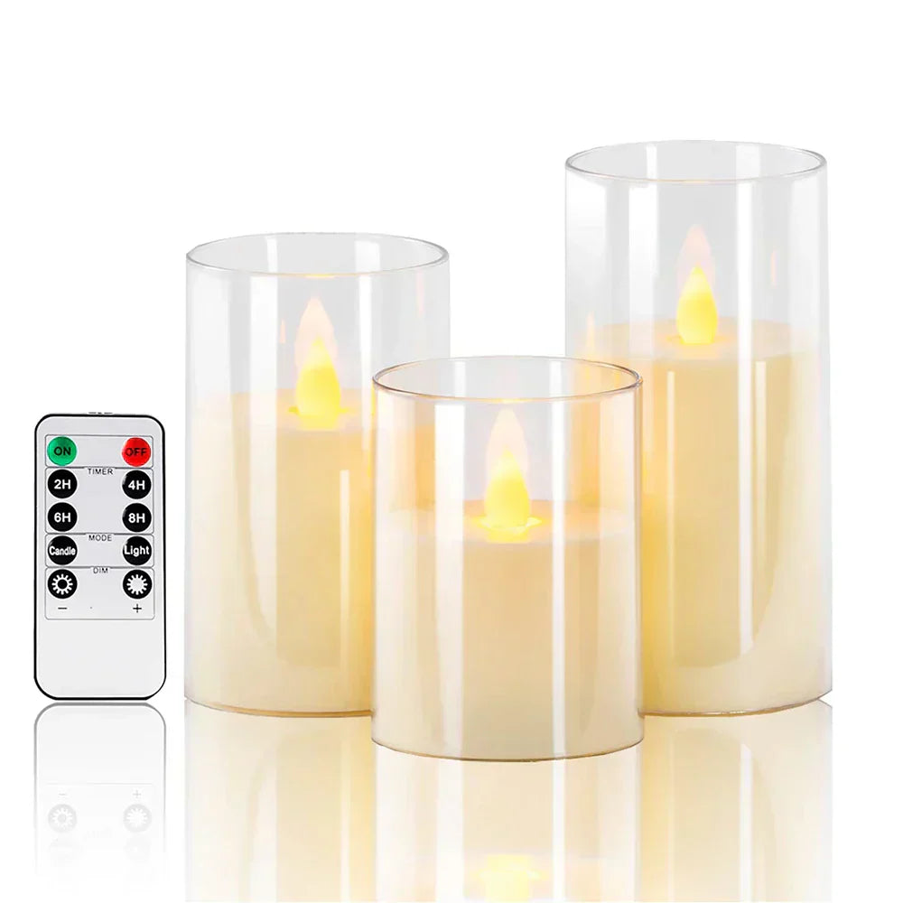 Charly | Realistic LED Candles with Atmospheric Flame Effect