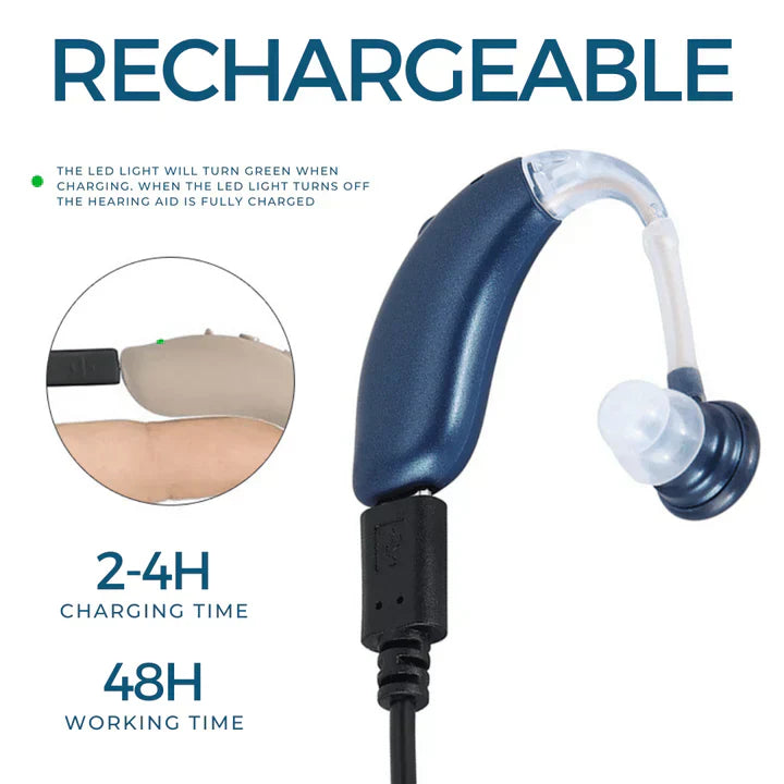 Charly | Rechargeable Hearing Aid with Universal Fit