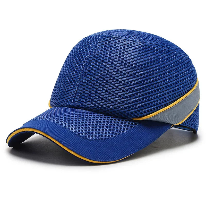 Charly | Red Safety Bump Cap - Helmet with hard ABS inner core for head protection at home, work, and factory