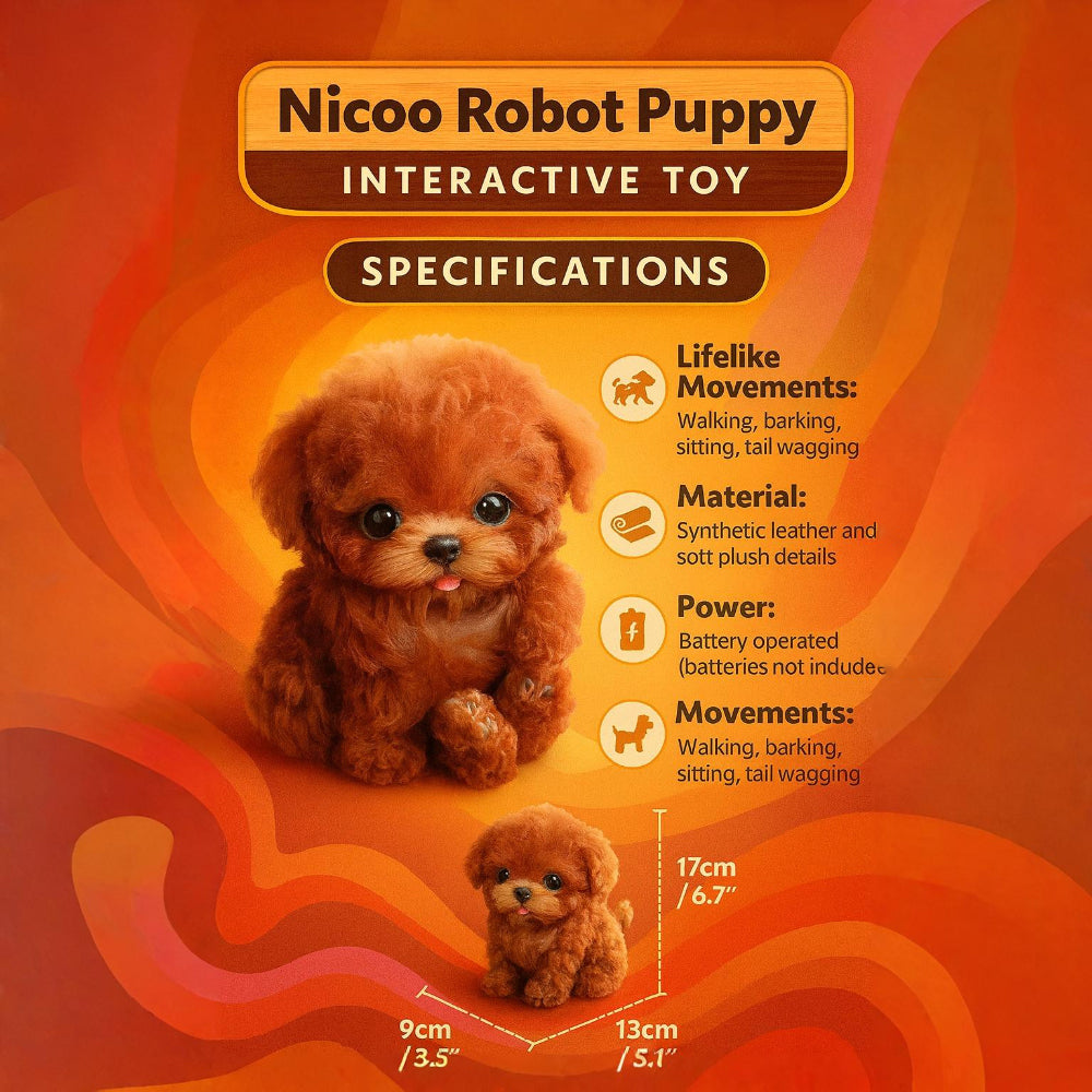 Charly | Robot Puppy Toy | Walks, Barks, and Responds