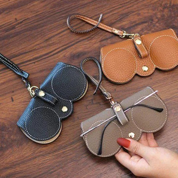 Charly | ShadeShield Soft Leather Sunglasses Case