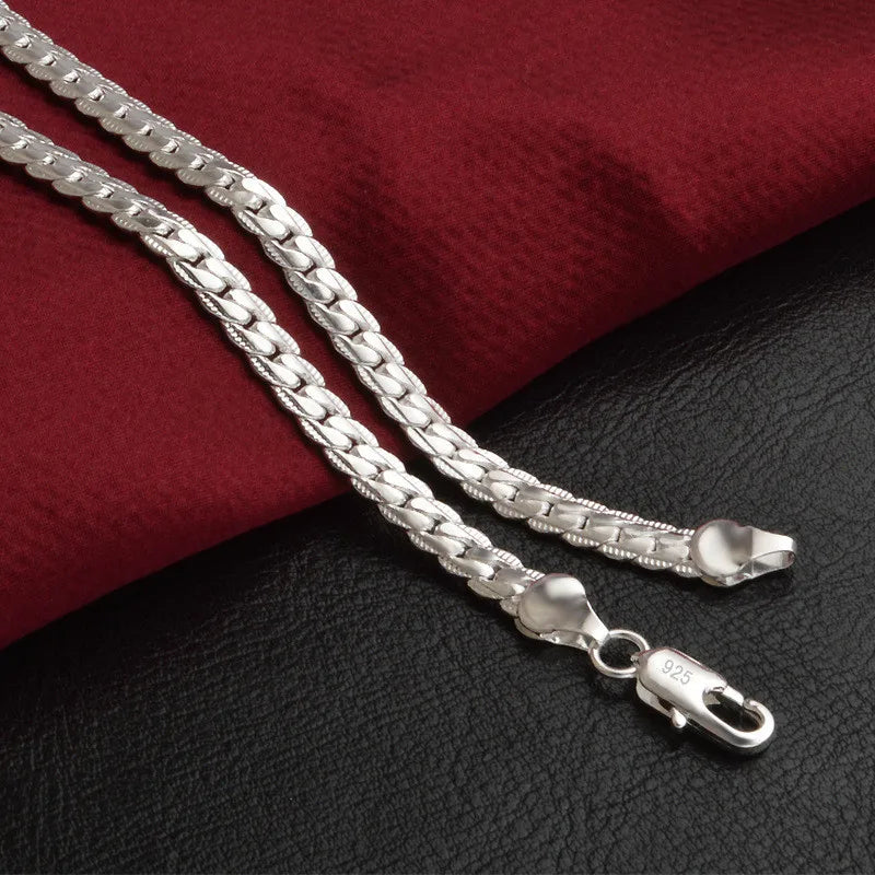 Charly | Silver Lucky Necklace – 925 Sterling Silver Necklace for Timeless Elegance