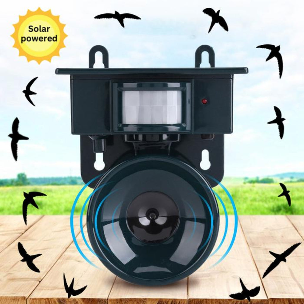 Charly | Solar Bird Repeller with Motion Sensor and Sound