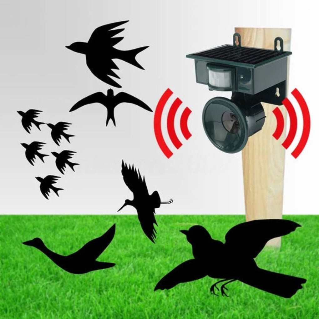 Charly | Solar Bird Repeller with Motion Sensor and Sound