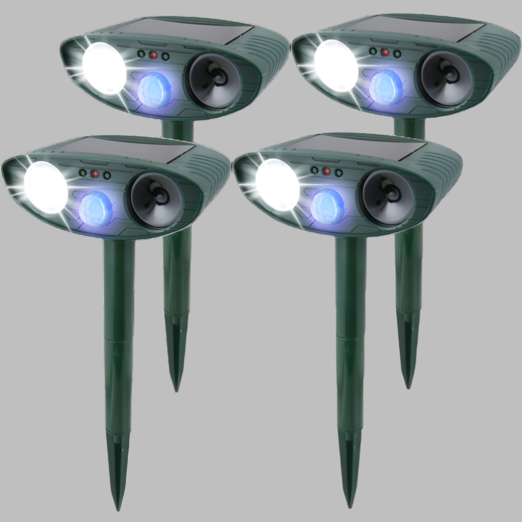 Charly | Solar Ultrasonic Pest Repeller with LED Flash