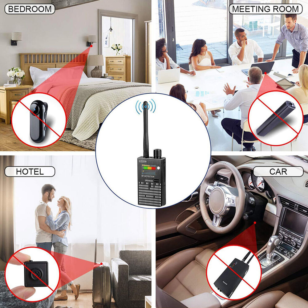 Charly | Spy Signal Detector, RF Detector, Hidden Camera, Laser Lens, GSM-GPS Device Finder