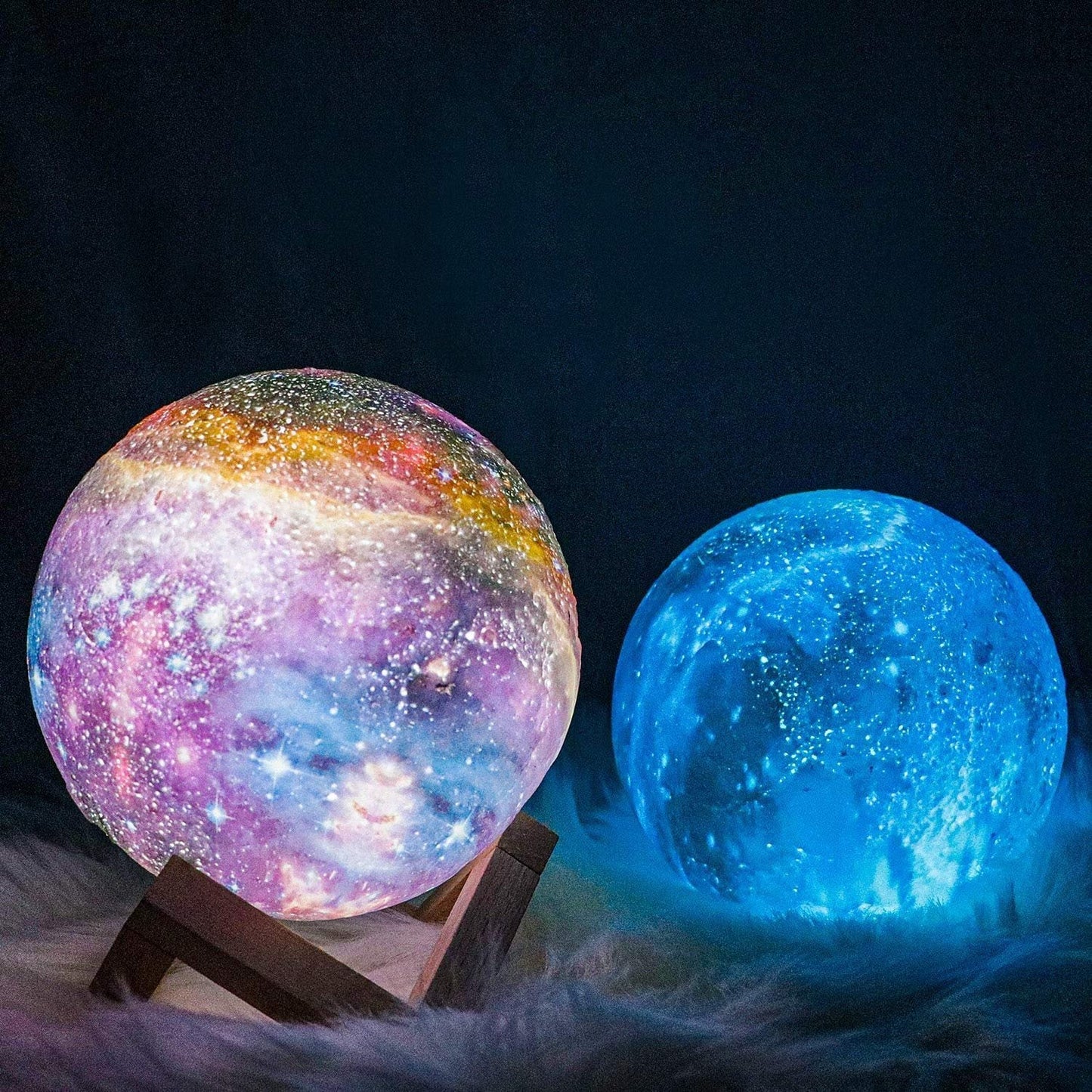 Charly | Star Pattern Night Light | Touch Control, Rechargeable